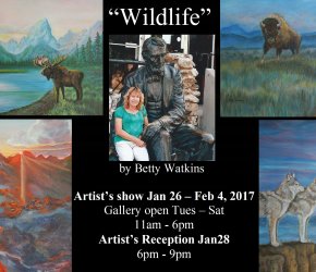 “Wildlife” by Betty Watkins - Artist Show & Reception