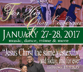 3rd Annual For His Glory Conference
