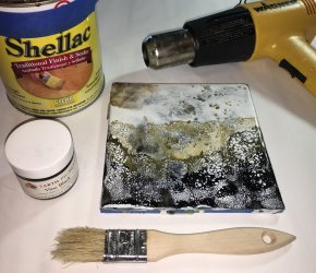 Encaustic Shellac Burn Workshop