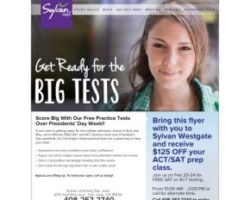 Sylvan Learning Westgate SAT Prep 07/03 – 08/23