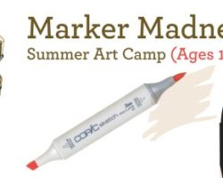 Markers Madness 2 – Summer 2017 Art Camp (10-17yrs)